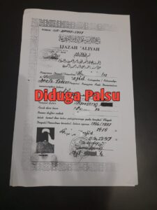 Ijazah Ketua Tuha Peuet Mamplam Nibong Diduga Palsu, APH Diminta Turun Tangan