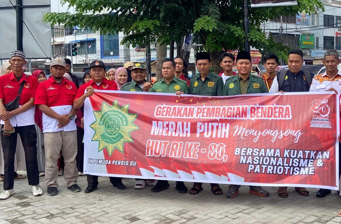 Kader Muda Persis Sumut Kibarkan Semangat Nasionalisme Jelang HUT RI ke-80