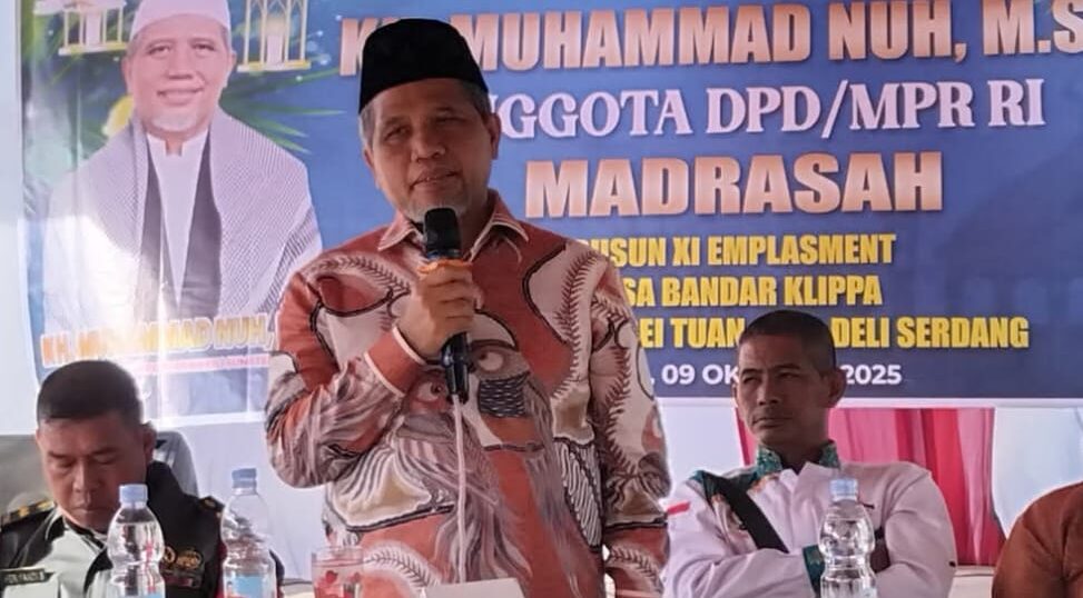 Senator M. Nuh Desak Aparat Usut Dugaan Penyerobotan Lahan Madrasah di Percut Sei Tuan