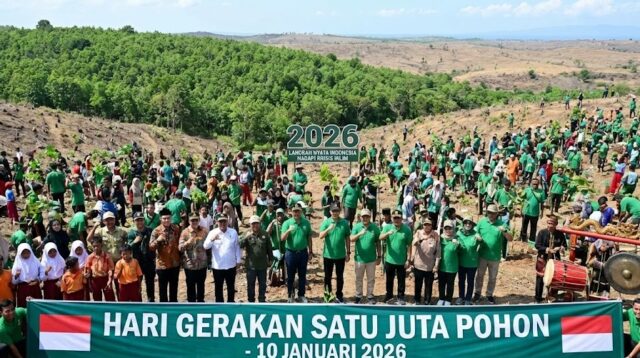 Peringati Hari Gerakan Satu Juta Pohon 10 Januari: Langkah Nyata Indonesia Hadapi Krisis Iklim 2026